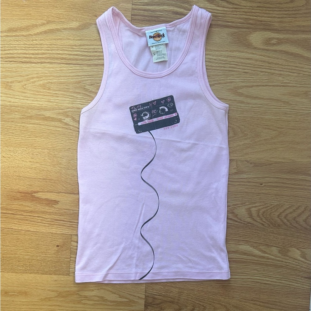 Hard Rock Cafe Light Pink Tank Top